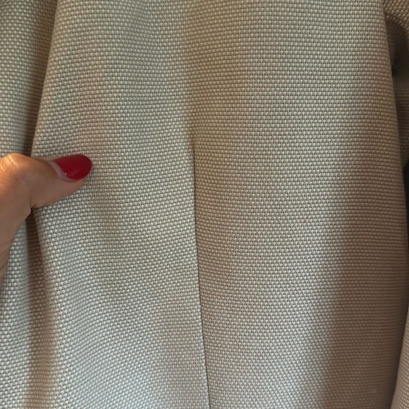 NWT WeWoreWhat Oversized Relaxed Tweed Blazer in Crème Brûlée size M - Picture 6 of 10